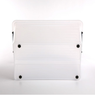 SIMPLESTORE POJEMNIK DO PRZECHOWYWANIA Z POK.NA KÓŁKACH 58X39X42CM 80L (1742)
