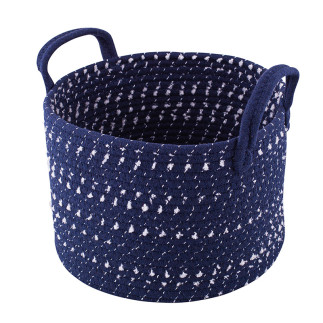 Kosz pleciony granatowy 28x28x20cm n/n bz, EAN: 5904252307014