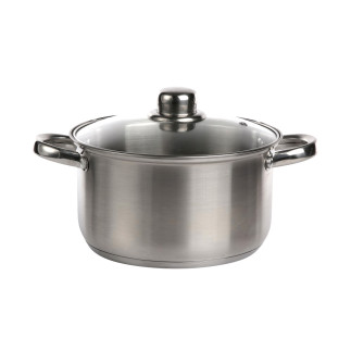 FABIO GARNEK NIERDZEWNY 3,6L. 20CM Z POKRYWĄ SZKLANĄ