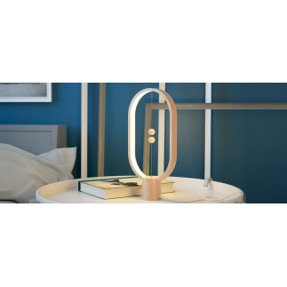Lampa stołowa allocacoc heng balance lamp ellipse usb dh0037lw/hbleub (1,5m  biały ciepły)