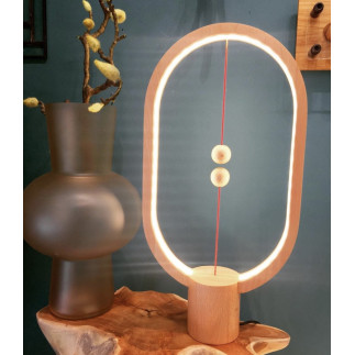 Lampa stołowa allocacoc heng balance lamp ellipse usb dh0037lw/hbleub (1,5m  biały ciepły)