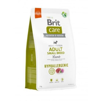 Brit care hypoallergenic adult small lamb&rice 7kg