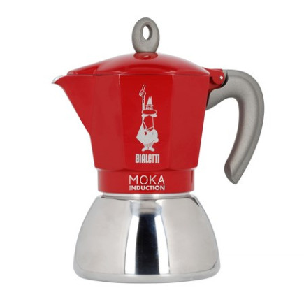 Bialetti kawiarka new moka induction 2tz czerwona