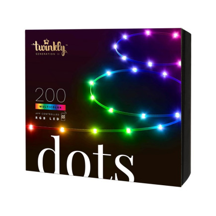 Inteligentne lampki twinkly dots 200 rgb 10 m