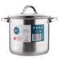 Garnek wysokiego Fabio nierdzewny 22cm 7,0l z pokrywą szklaną - EAN: 5904252332719 Garnek wysokiego Fabio nierdzewny 22cm 7,0l z pokrywą szklaną - EAN: 5904252332719