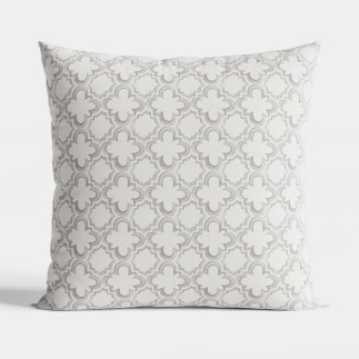 Liberia tkanina dekoracyjna wodoodporna, szerokość 180cm, kolor 006 szaro-biały