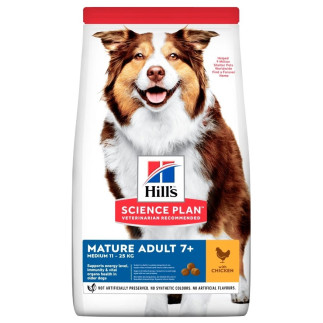 Hill"s sp canine mature medium chicken 18kg