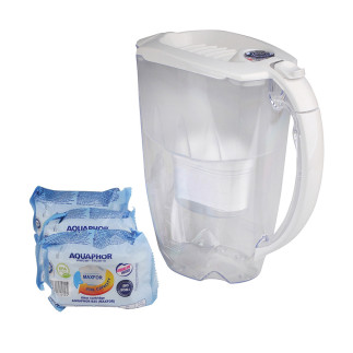 Dzbanek Amethyst 2,8L z kompletem filtrów B100-25 biały - EAN: 4744131013343