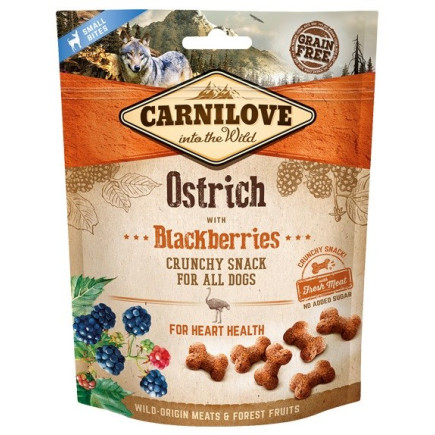 Carnilove przysmak fresh crunchy ostrich+ber.200g