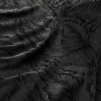 Botanika tkanina dekoracyjna, wysokość 300 cm, kolor 025 czarny