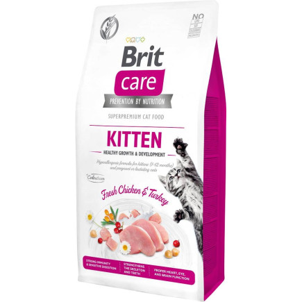 Brit care cat grain free kitten healthy growth & development - karma dla kociąt - 7kg