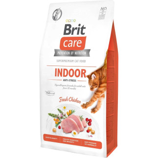 Brit care cat grain free indoor anti-stress - karma dla kota - 7kg