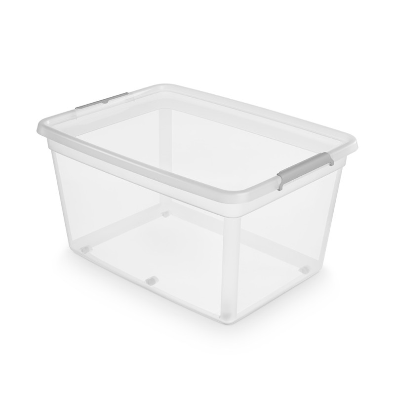 Basestore Pojemnik Z Pokrywą i Klipsami na Kółkach 140L 79x59x43cm EAN: 5902541292201