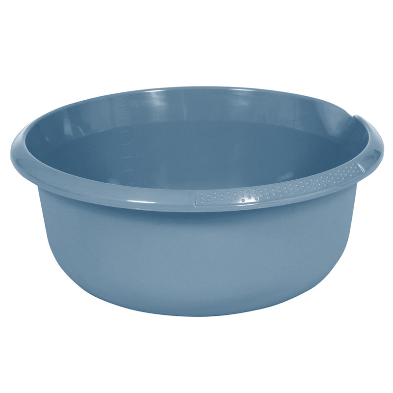 MISKA OKRĄGŁA 36CM 9L Z WYLEWKĄ NORDIC BLUE (10555)
