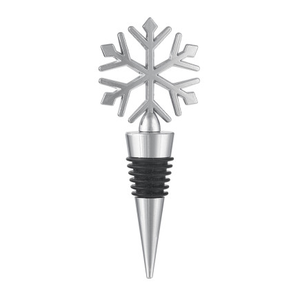 STOPPER DO WINA GWIAZDKA 11,5X4,5X2 CM SREBRNA