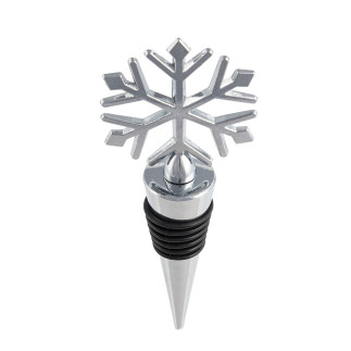 STOPPER DO WINA GWIAZDKA 11,5X4,5X2 CM SREBRNA