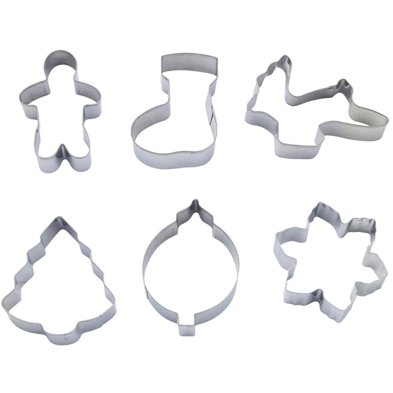 "Wykrawacze nierdzewne do ciastek Christmas Bakeshop 6 szt. EAN: 5904252373651"