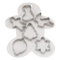 "Wykrawacze nierdzewne do ciastek Christmas Bakeshop 6 szt. EAN: 5904252373651"