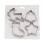 Foremki do ciastek wykrawacze świąteczne 4 szt.