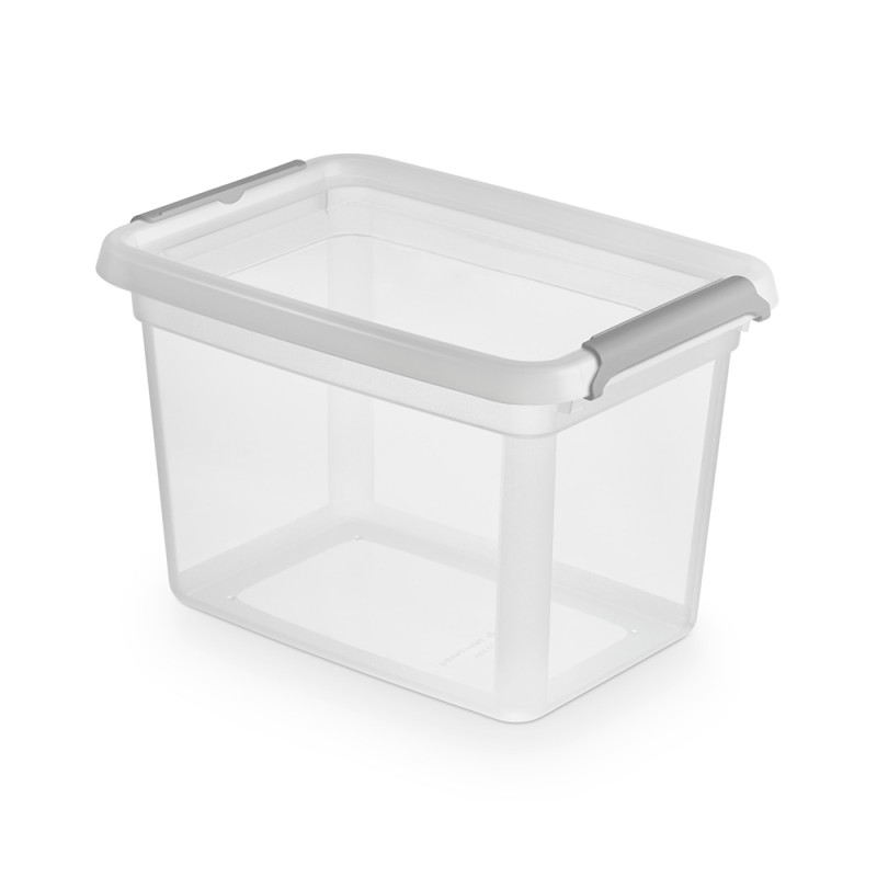 Basestore Pojemnik z pokrywką i klipsami 2L 14x19x12,5cm EAN: 5902541222208