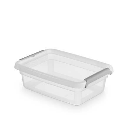 BASESTORE POJEMNIK Z POK.I KLIPSAMI 14X19X6CM 1L (2212)
