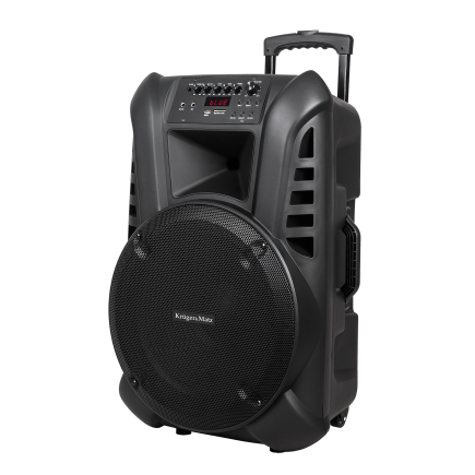 Aktywna kolumna głośnikowa (z 2 mikrofonami bezprzewodowymi uhf, sd, bluetooth, fm, usb) 60 watt