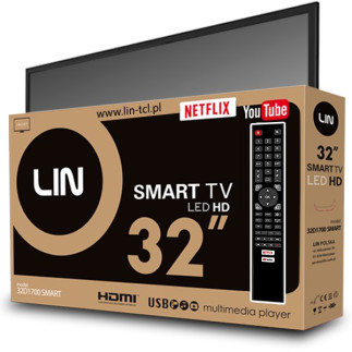 Telewizor 32" lin 32d1700 smart hd ready dvb-t2
