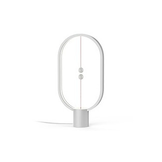Lampa stołowa allocacoc heng balance lamp ellipse plastic usb dh0040wt/hbleub (1,5m  biały ciepły)