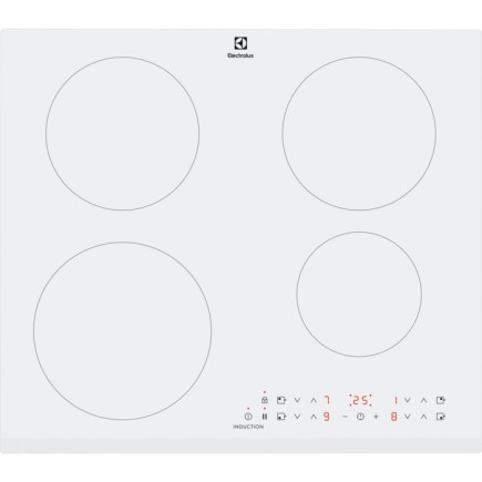Płyta indukcyjna electrolux lir60430bw (4 pola grzejne  kolor biały)