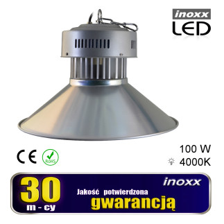 Lampa przemysłowa led 100w high bay cob 4000k neutralna 10 000lm