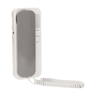 Unifon wielolokatorski do instalacji cyfrowych smart d, cyfral,  szaro-biały