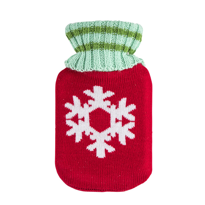 Termofor w sweterku Snowflake 0,5 l EAN: 5904252374238 Termofor w sweterku Snowflake 0,5 l EAN: 5904252374238