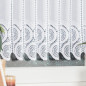 Zazdrostka żakardowa panelowa, wysokość 70cm, kolor biały 018535