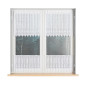 Zazdrostka żakardowa panelowa 40cm biała EAN: 5907693263062