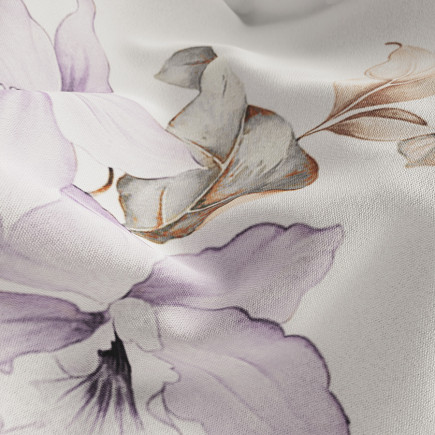 Irys tkanina dekoracyjna, wysokość 305cm, kolor 004 pastelowy fioletowy