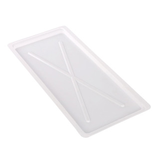 Tacka / ociekacz do suszarki do naczyń Metpol biała prostokątna 50 cm