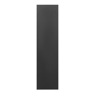 Skrzynka na listy bali z galwanizowanej stali, mała z  wizytownikiem, kolor czarny
