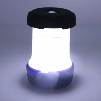 Lampa turystyczna składana 2w1- niebieska