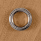 Przelotka metalowa niski kołnierz SN 40mm x 62mm srebro chrom EAN: 5907693269996