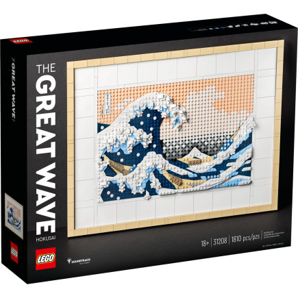 Lego art 31208 hokusai. wielka fala w kanagawie