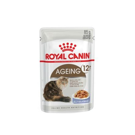 Royal canin fhn ageing 12+ w galaretce - mokra karma dla kota starszego - 12x85g