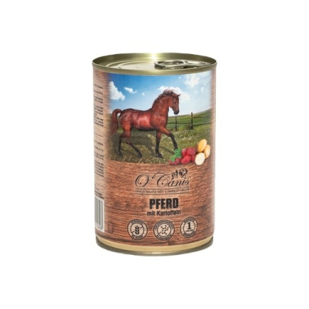O'canis konserwa dla psa, konina z kartoflami 400g