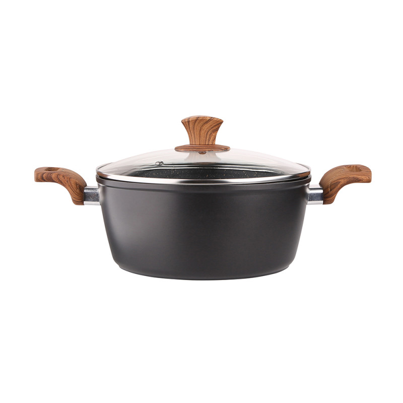 Garnek Valdinox Impact 24cm z pokrywą 4,0l n/n bz EAN: 5904252333235