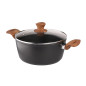 Garnek Valdinox Impact 24cm z pokrywą 4,0l n/n bz EAN: 5904252333235