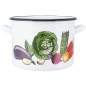 Garnek Prosty 7,5l 24cm Wys.17cm Dek. Warzywa BZ EAN: 5904252383346