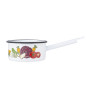 Rondel emaliowany z trzonkiem 1,0l Ø14cm wys.7cm dekoracja warzywa EAN: 5904252383407
