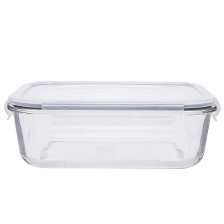 Pojemnik na żywność szklany z pokrywą Fresh prostokątny 1,0 l