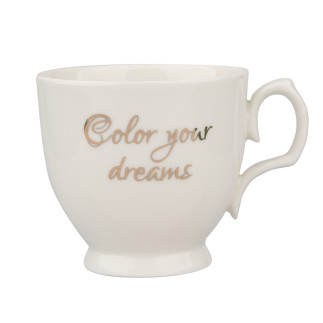 FILIŻANKA 350ML DEK. DREAM/ENJOY