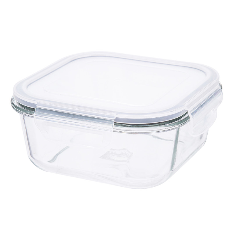 Fresh Pojemnik Kwadratowy 0,75L z Pokrywką 15,8x15,8x7,0cm EAN: 5904252377024