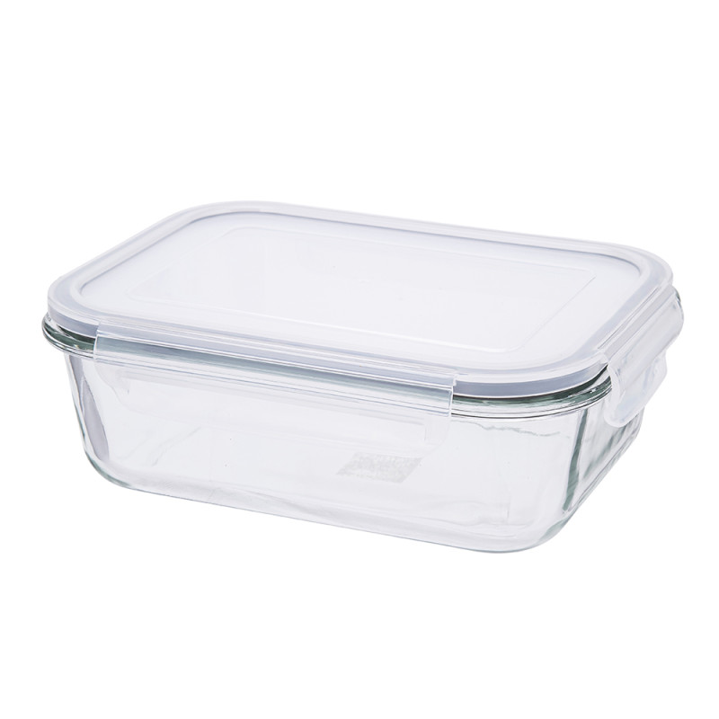 Fresh Pojemnik Prostokątny 0,65L z Pokrywką 17,6x13,1x6,4cm EAN: 5904252376928